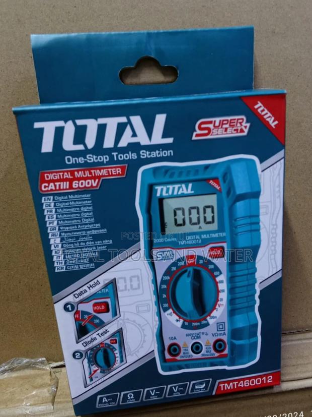 Total Clear Led Display Digital Multimeter 600V CAT 3 - main view