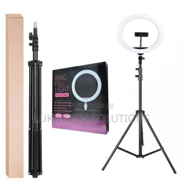 Ringlight 10" With 2.1 M Tripod Stand/Adjustable Led Light - main view
