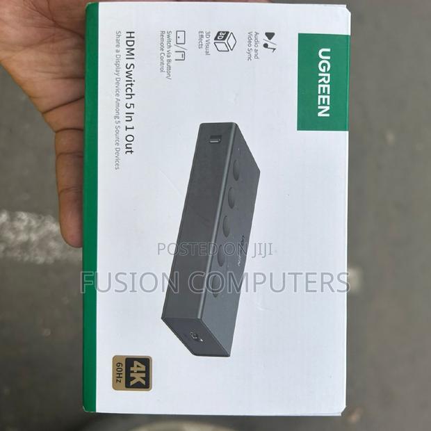 UGREEN HDMI Switch 5-in 1-Out – CM568