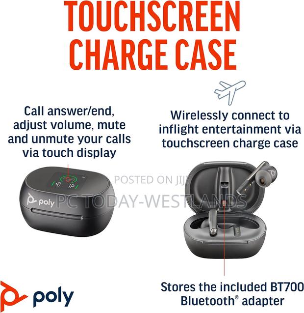 Poly Voyager Free 60+ UC Wireless Earbuds USB-A Dongle - thumbnail 12