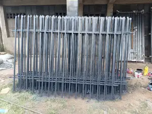 Steel Palisade Garden Fence