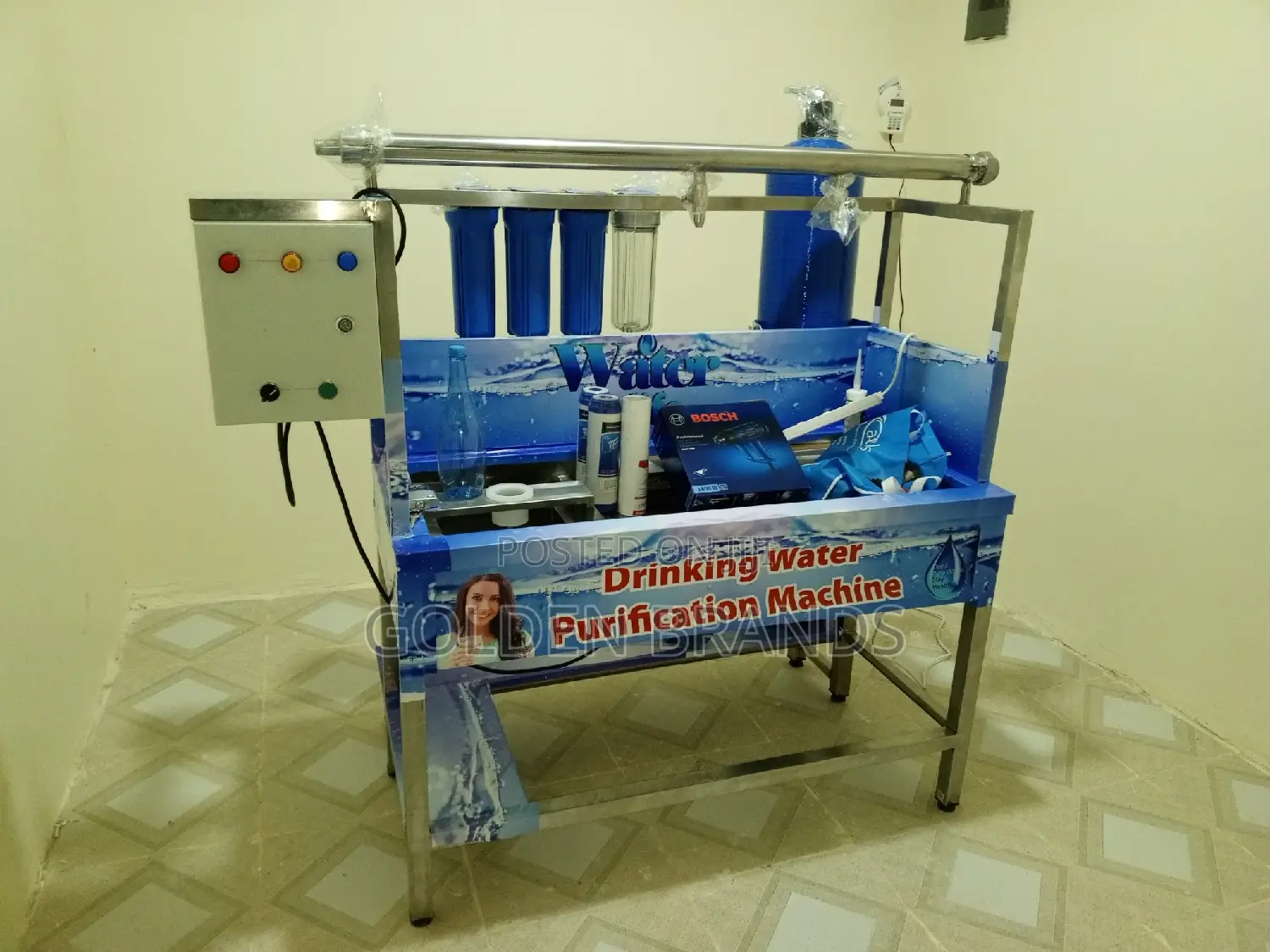 Drinking Water Purification Machine Complete +Bottles Rinser