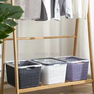 Large Plastic Storage Basket