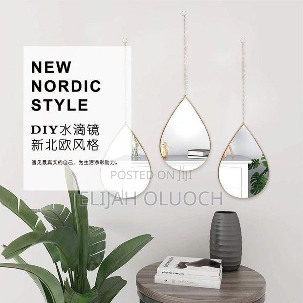 3 In1 Tear Drop Wall Mirrors - thumbnail 2