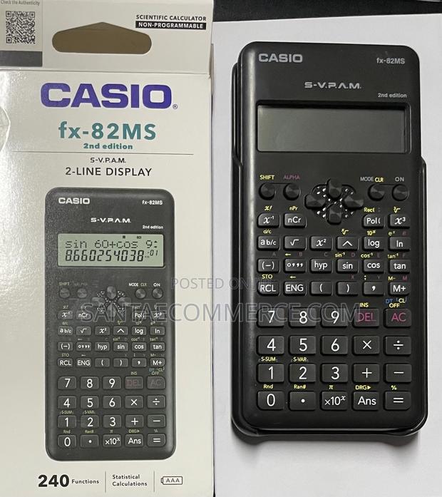 Casio Fx 82ms 2nd Edition Scientific Calculator - main view