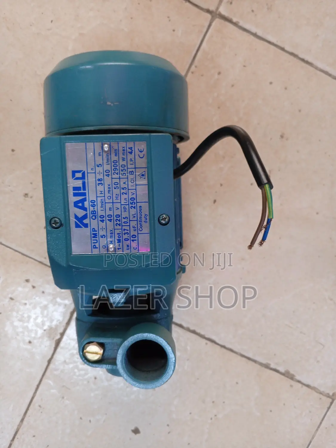 Kailo 0.5hp Boaster Pump