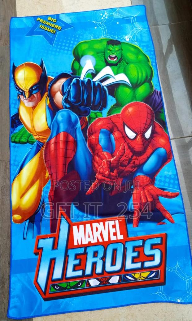 *Cartoon Themed Towels* Size 70 Cm * 140 Cm - thumbnail 2