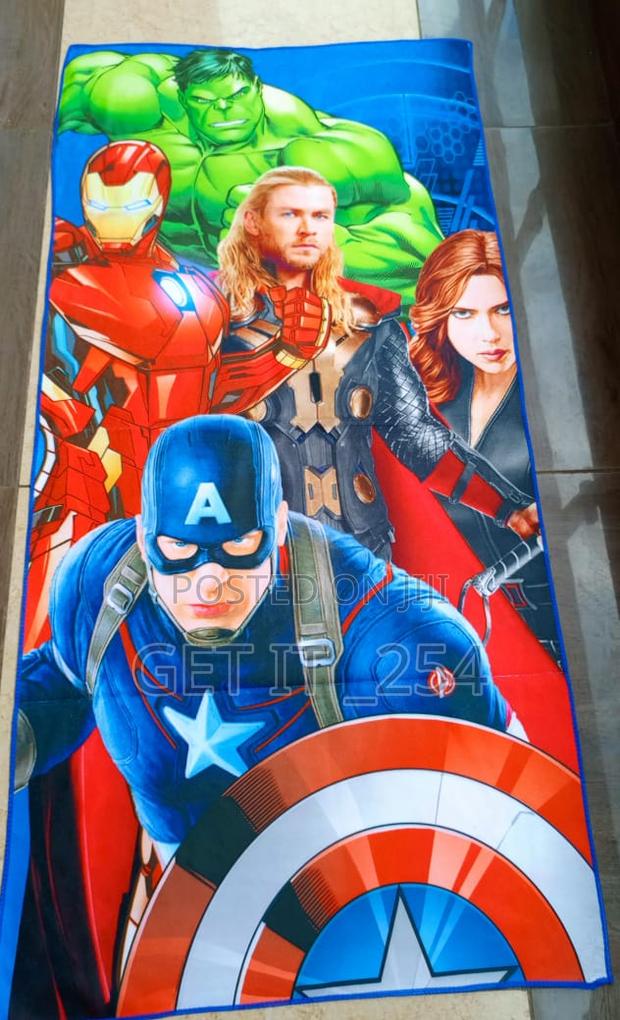 *Cartoon Themed Towels* Size 70 Cm * 140 Cm - thumbnail 4