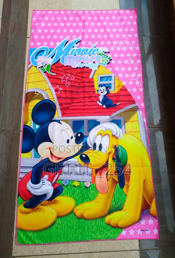 *Cartoon Themed Towels*
 Size 70 Cm * 140 Cm
 