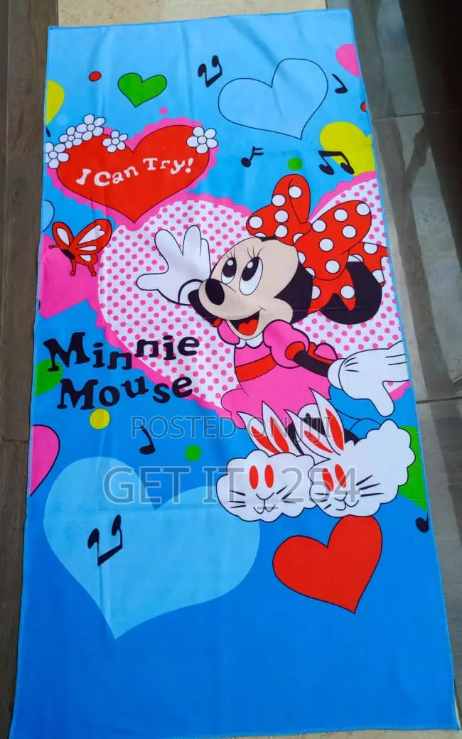 *Cartoon Themed Towels*
 Size 70 Cm * 140 Cm
 