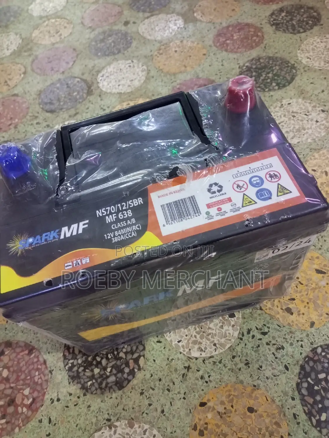 Spark Ns70 MF Car Battery