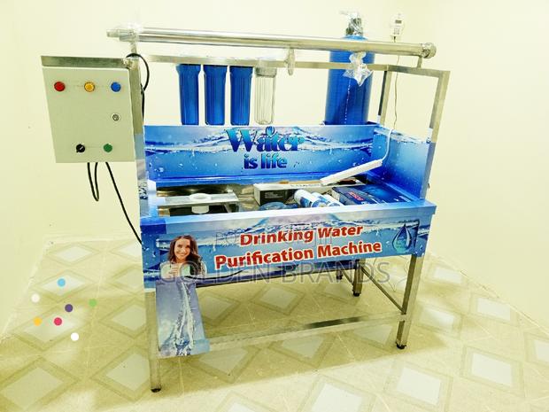 Pure Water Purification Machine Complete With Bottle Rinser - main view