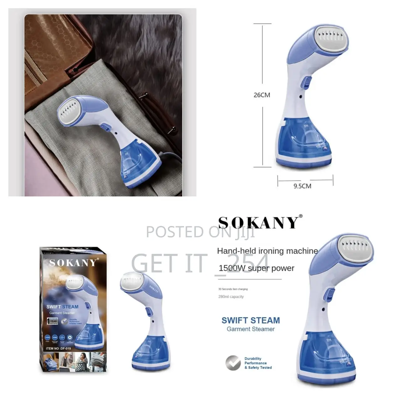 *Handheld Iron Steamer*
280ml
