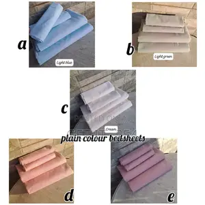  *4pc Coloured 100% Cotton Bedsheet