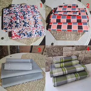  *4pc Coloured 100% Cotton Bedsheet