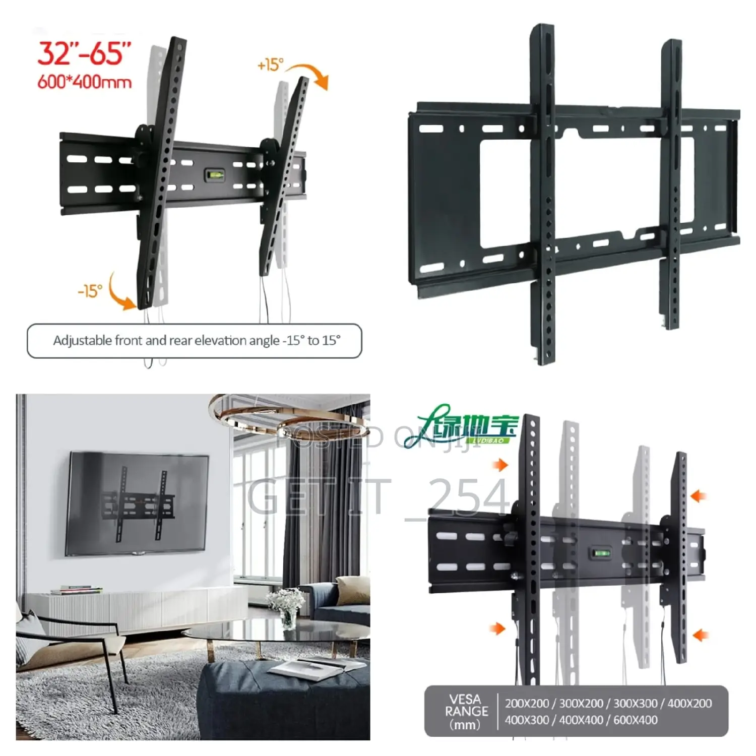 *Universal High Quality Tilting Led/LCD/Plasma Wall