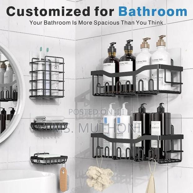 5pcs Set Shower Caddy Shelf/Bathroom Organizer* - thumbnail 5
