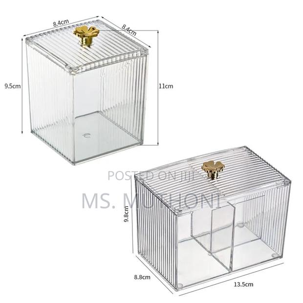 Double Multifunction Makeup Cotton Pad Storage Box - thumbnail 5