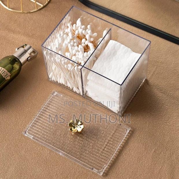 Double Multifunction Makeup Cotton Pad Storage Box - thumbnail 2