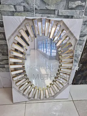 Oval Sunburst Wall Decor Mirror 94 Cm/65 Cm
