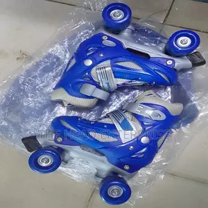 Blue New Four Wheel Beginner Skates Available Medium Size