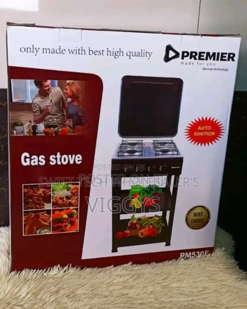 Full Gas Cooker Free Standing