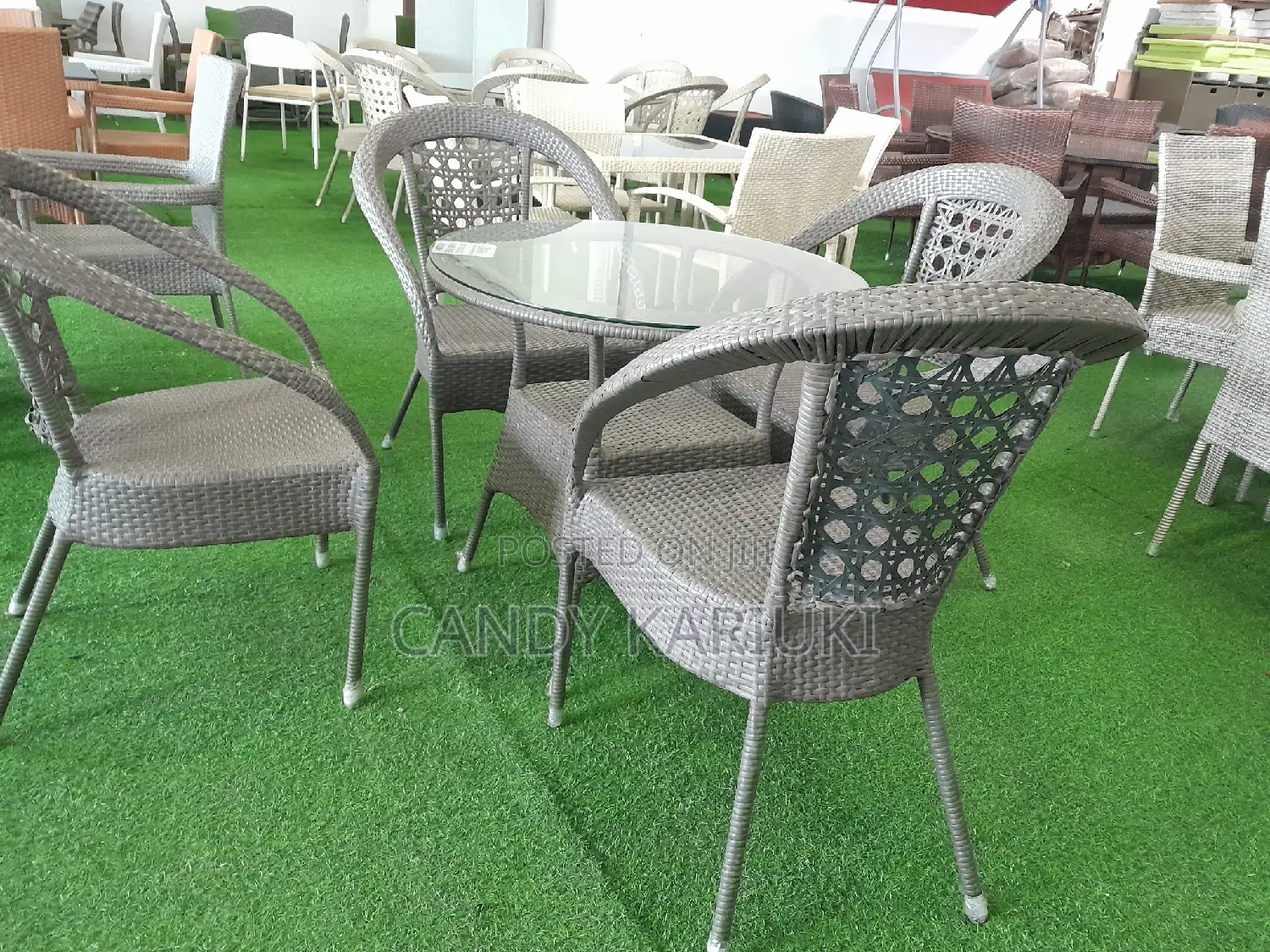 Large Size 4 Seater Balcony Set
