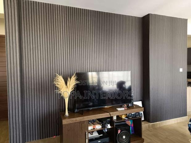 Beautiful Wall Decor Fluted Wall Panels Installation - main view