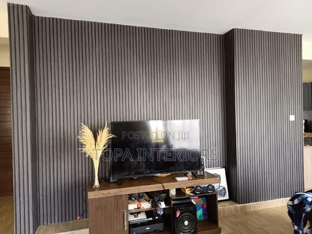 Grey Fluted Wall Panels for All Wall Decorations - thumbnail 2