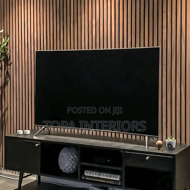 Tv Background Fluted 3d Wallpapers