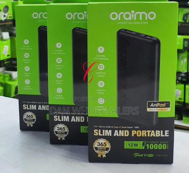 Oraimo Toast 10 Flash 10,000mah P118D Powerbox - main view