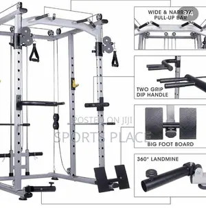 Multifunction Power Cage With Cable Cross Over
