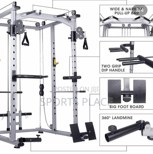 Multifunction Power Cage With Cable Cross Over - thumbnail 3