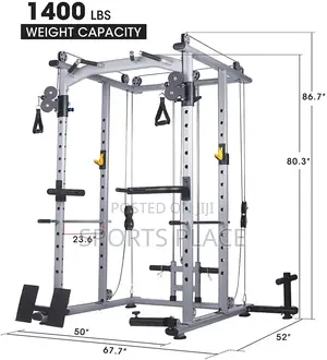 Multifunction Power Cage With Cable Cross Over