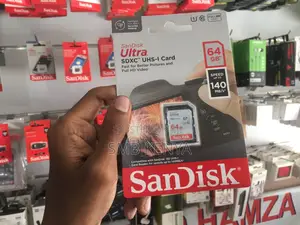 Sandisk Ultra Sdhc Memory Card For Camera 64gb 140 Mbps
