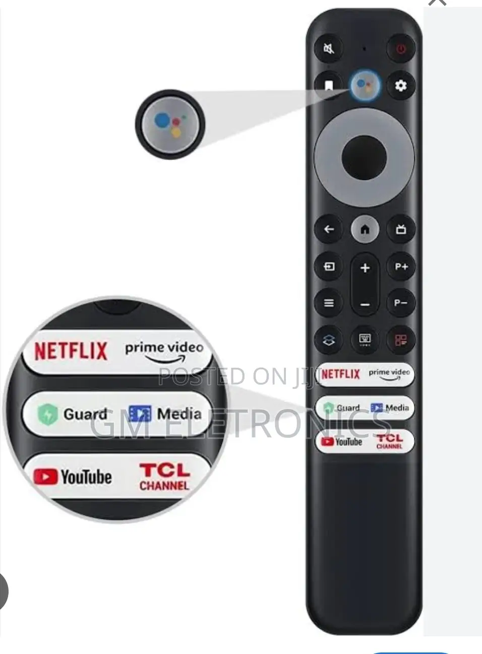 TCL TV Remote(RC813) Netlfix/Prime/Youtube/TCL/Guard Buttons
