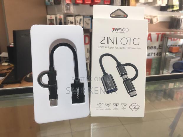 USB OTG Adapter 2 in 1 Cable Type C to Micro USB