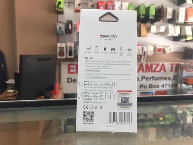Yesido 2in1 Otg Connector, Usb to Type C and Micro - thumbnail 2