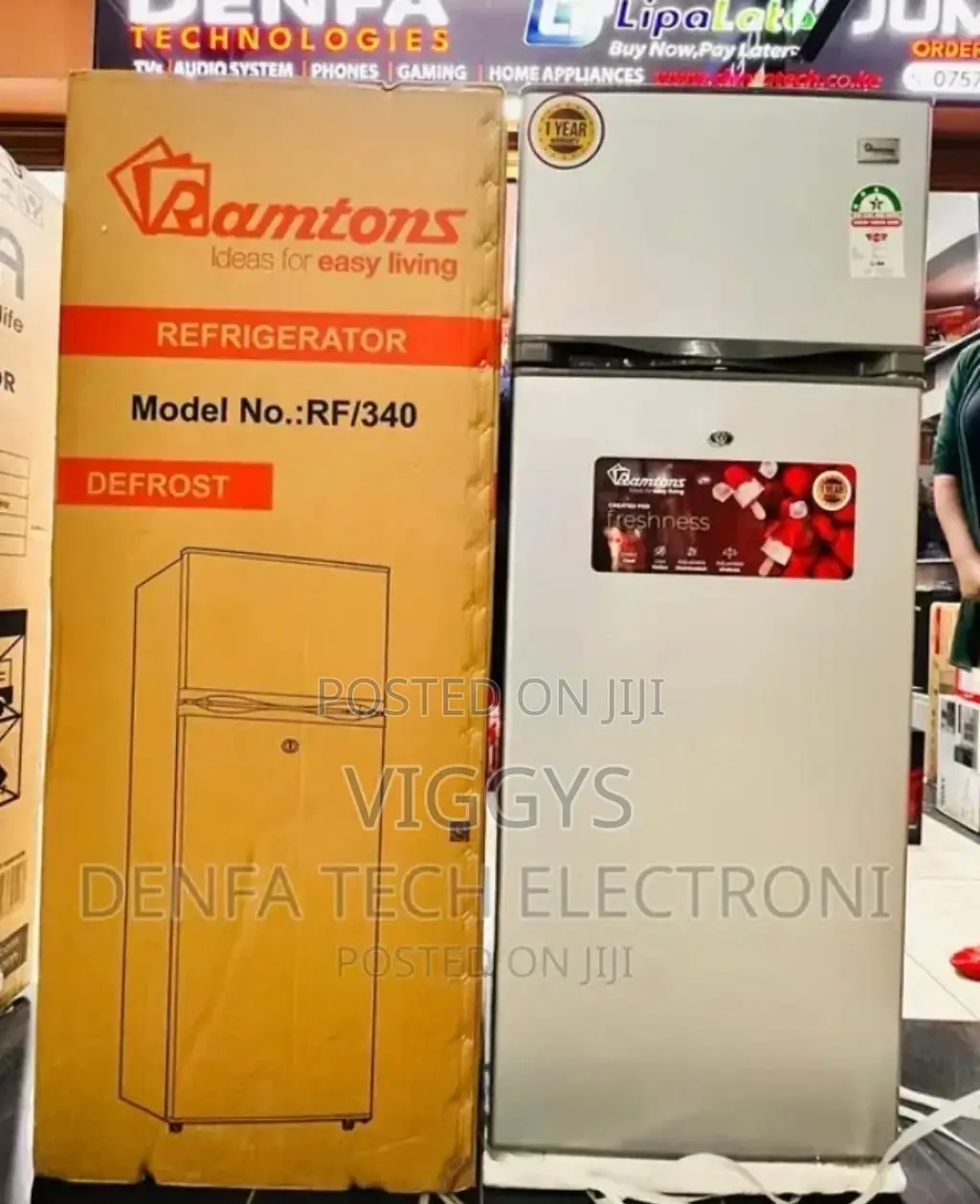 Ramton 300litre Double Door Fridge