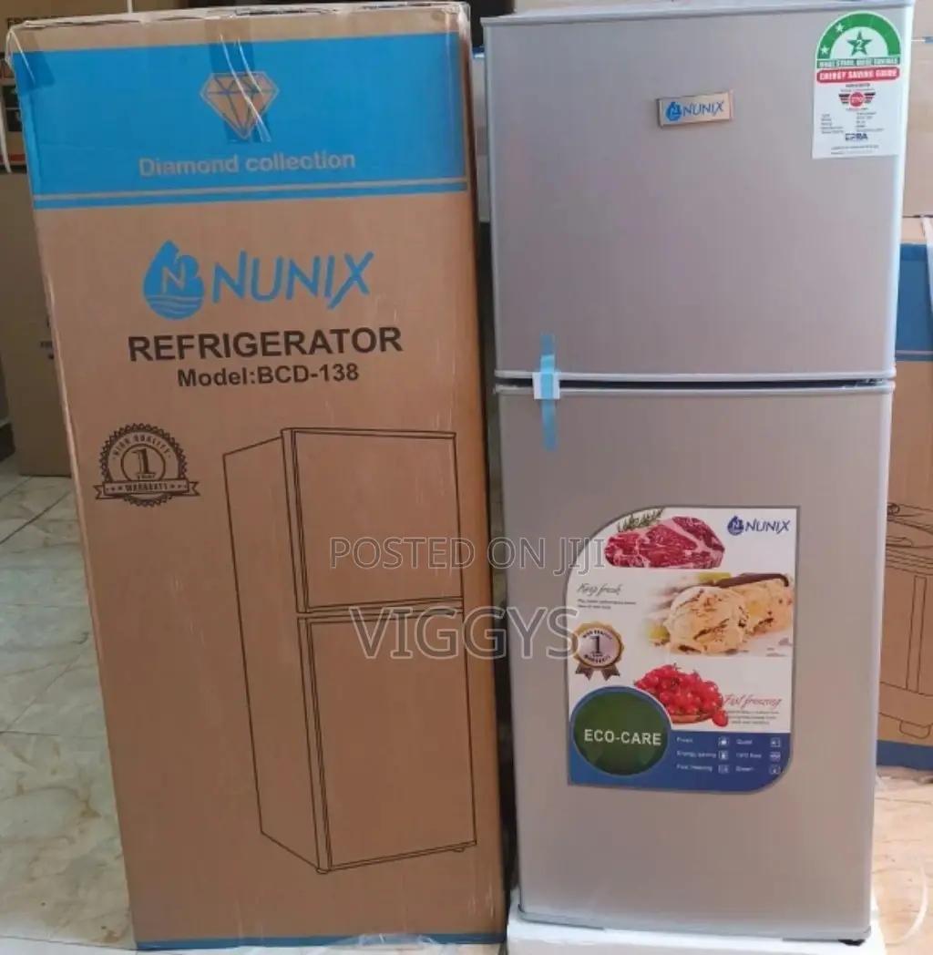 Nunix 138 Litre Double Door