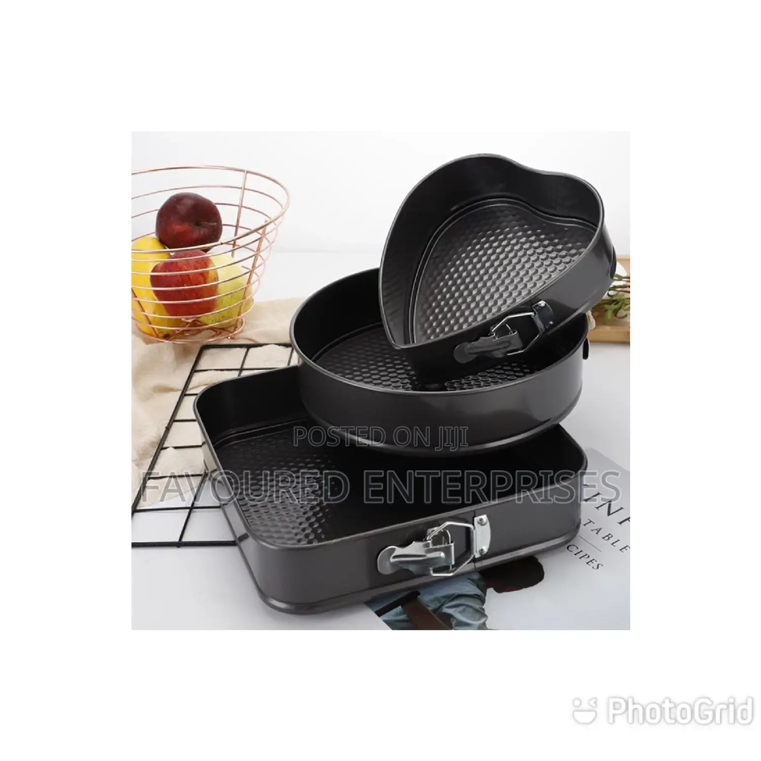 3 PCS Baking Tins