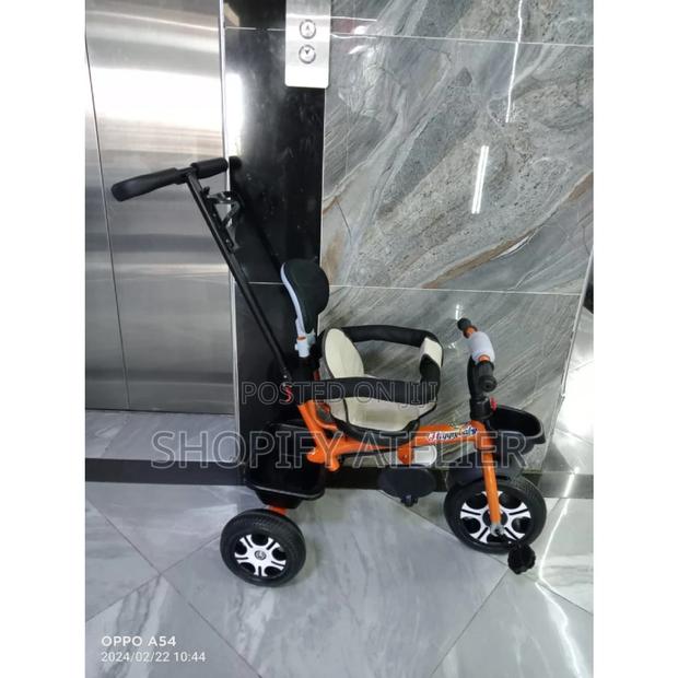 Kids Tricycle With Push Safe Side Bar - main view