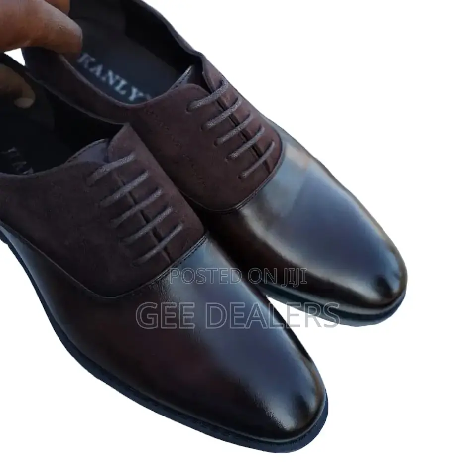 Kanly Leather Men Official Shoes Size 40-45