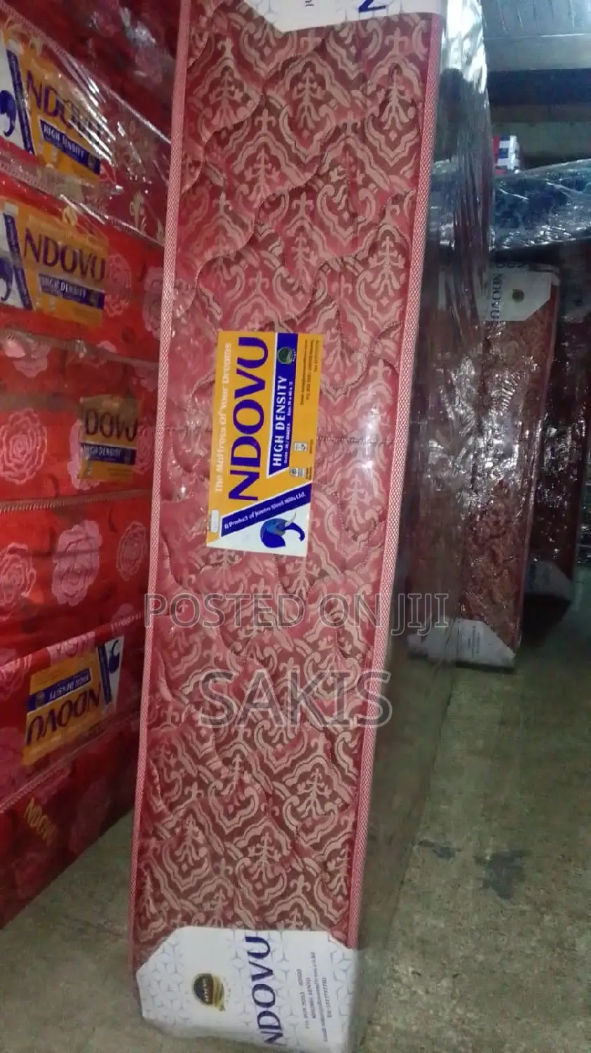 Ndovu 12inch 5 X 6 High Density Quilted Mattresses. Free Delivery