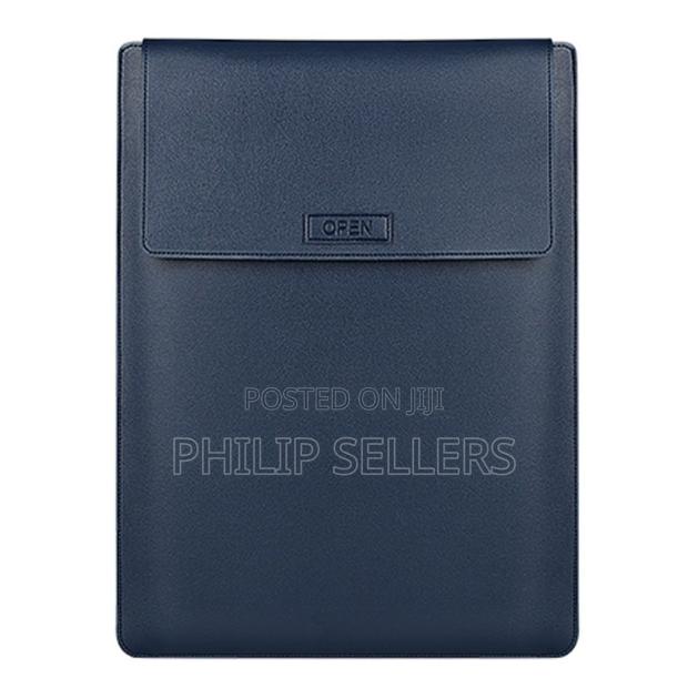3 in 1 High Quality UP Leather Laptop Sleeve - Stand and Mou