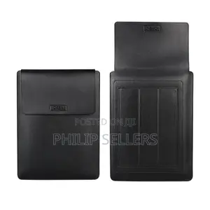 3 in 1 High Quality UP Leather Laptop Sleeve - Stand and Mou