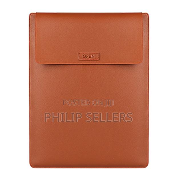 Leather Laptop Bag Sleeve Cover With Stand Mouse Pad Compute - thumbnail 2