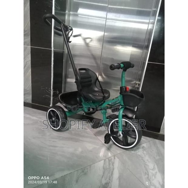Baby Tricycle With Push - main view