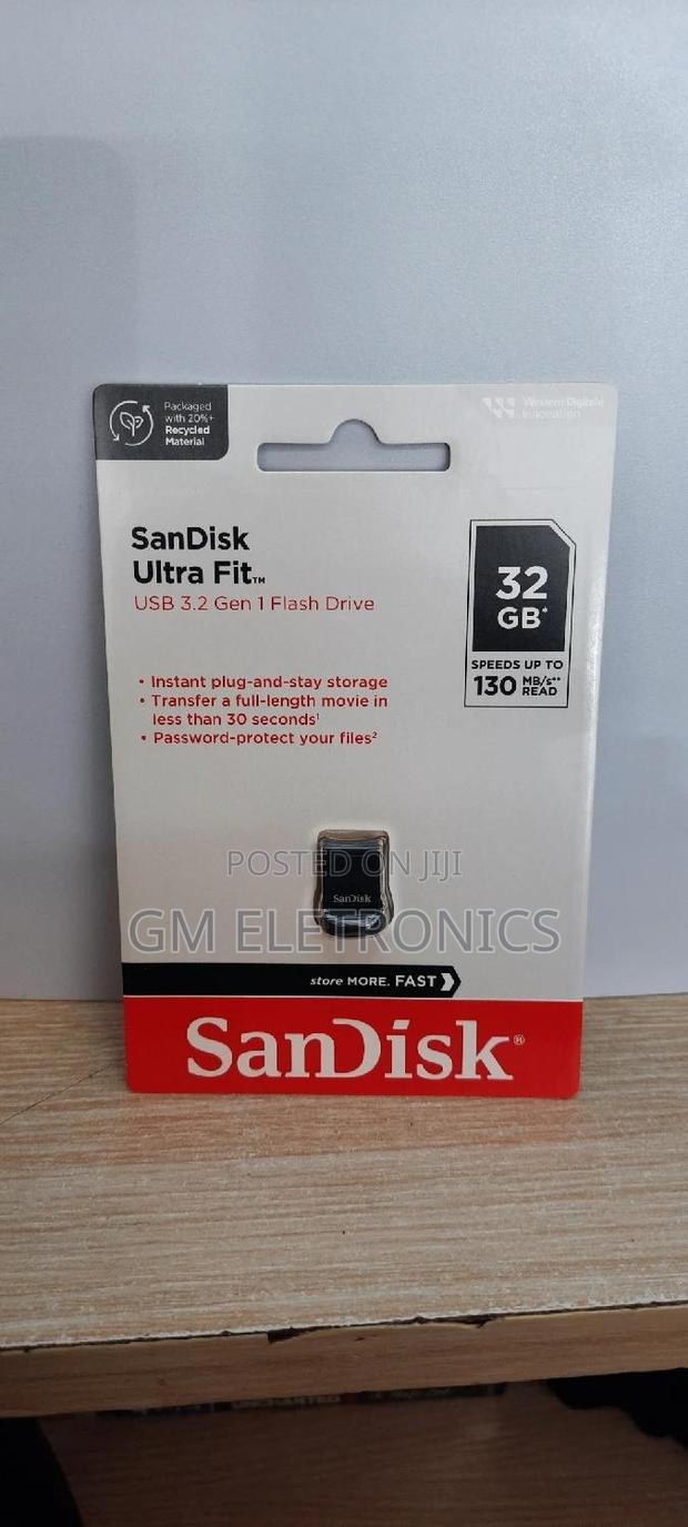 32 GB Sandisk Ultra Fit With 130mb/S Read Speed. - main view