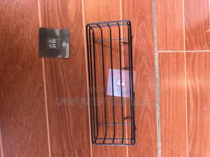 Metallic Bathroom Organizer